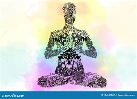 En Un Cuerpo Sano, Mente Sana Stock de ilustración - Ilustración de ...