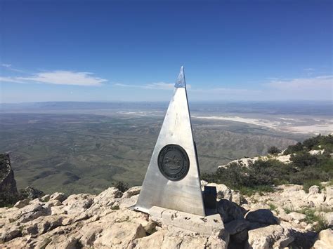 The highest point in Texas: Guadalupe Peak. 8,750 feet. : hiking