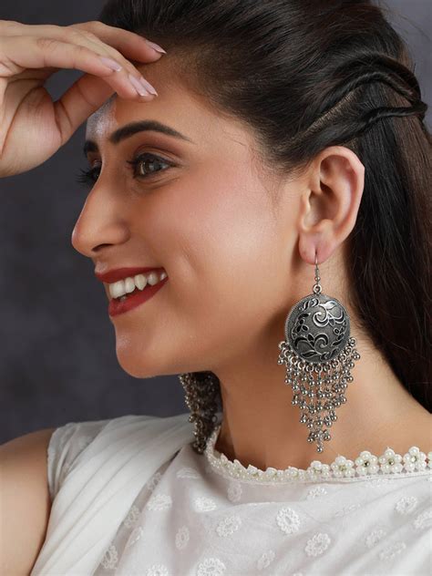 Buy Oxidised Jewellery Online, Oxidised earrings | Priyaasi Jewellery