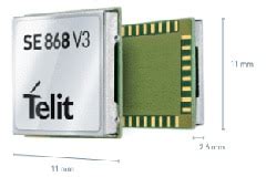 SE868 V3 Positioning System - Telit Cinterion | DigiKey