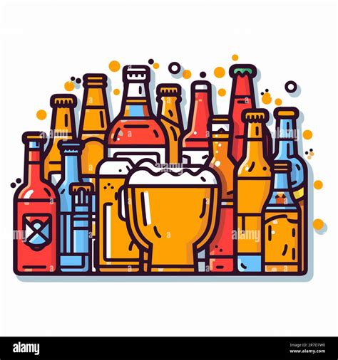 Vector beer glass hi-res stock photography and images - Alamy