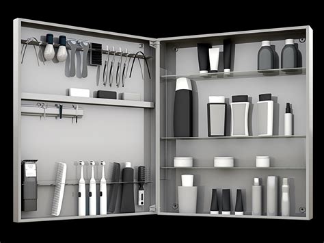 Men's Bathroom Mirror Cabinet and Organizer – vanitibox