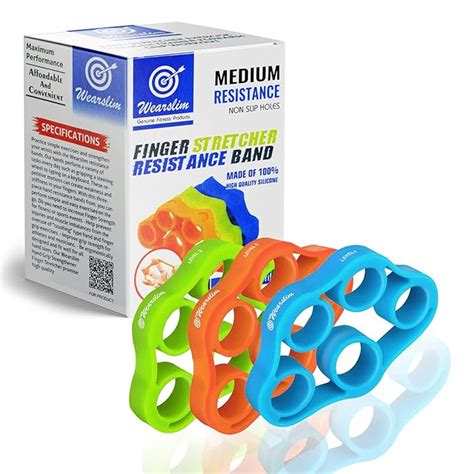 Buy Wearslim® Professional Silicone Hand Grip Strengthener 3 Levels ...