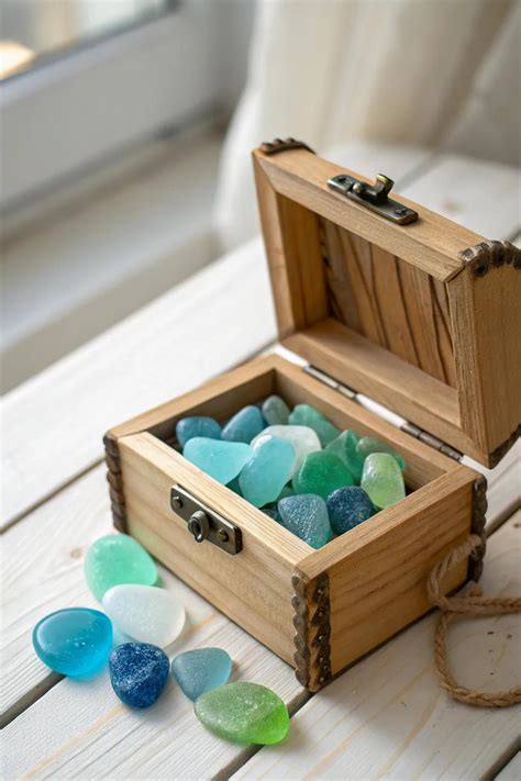 Sea Glass Crafts 的图像结果
