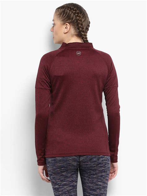 Alcis Women Maroon Solid Jackets WJKAW1252-S