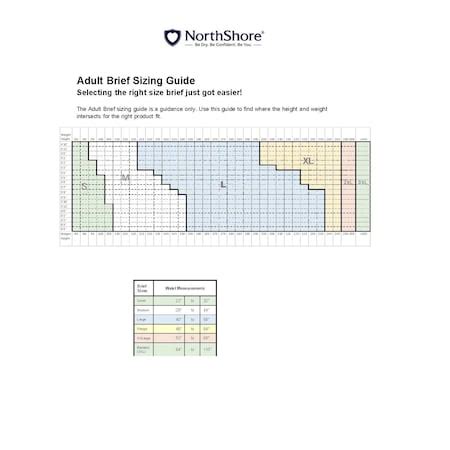 Northshore MEGAMAX AIR Tab-Style Briefs, White, X-Small, 18"-30", 12PK ...