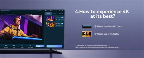 EMEET NOVA 4K Webcam for PC