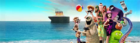 Monsters Vacation 8K wallpaper download