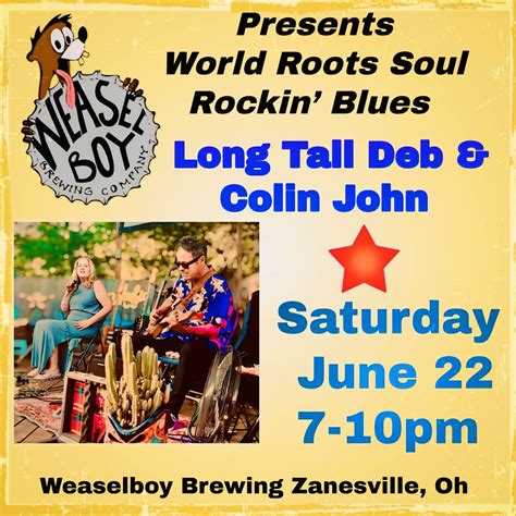 Long Tall Deb & Colin John at Weasel Boy Brewing , Weasel Boy Brewing ...