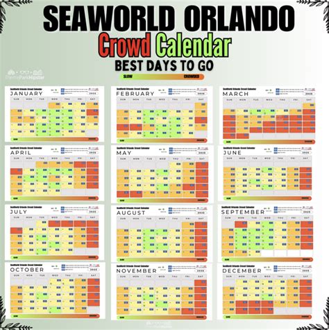 2025 SeaWorld Orlando Crowd Calendar: AVOID THE LONG Wait Times ...