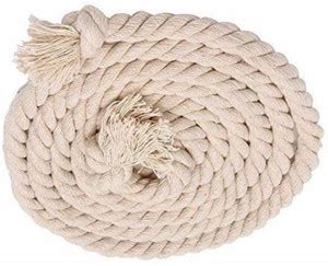 OsmiumPro Sports Tug of War Twisted Cotton Rope 16mm Thickness 80Mtr x ...