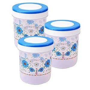 Wonder Plastic Spicy 1500 Multipurpose Container Set, 3 Pcs Container ...