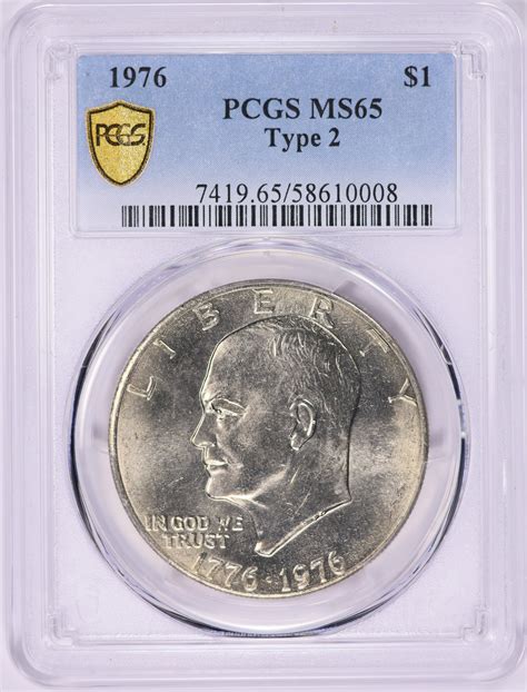 1976 Eisenhower Dollar Type 2 PCGS MS-65 (Item 1896820 ...