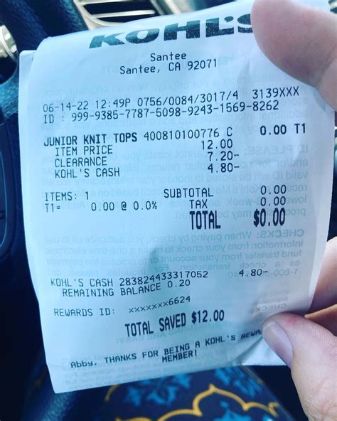 How To Print Kohl's Receipt at Pablo Joyce blog