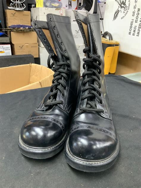 HH Corcoran Jump Boots Military Paratrooper Black 8 E - Gem