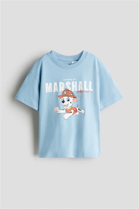 Light blue/PAW Patrol Printed T-shirt for kids | H&M IN