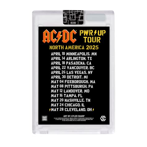 AC/DC Cleveland May 28, 2025 Trading Card
