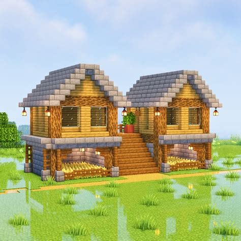 Image result for Minecraft Two-Person House Tutorial