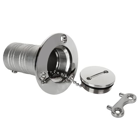 Acrux7 1-1/2 Inch Boat Deck Gas Cap Replacement Gas Fill with Key Cap ...