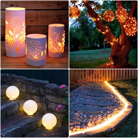 25 DIY Outdoor Lighting Ideas for Backyard