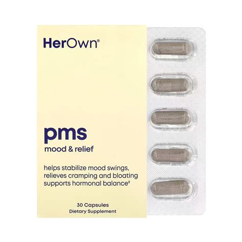 Her Own, PMS, Mood & Relief, 30 Capsules – Maple Herbs