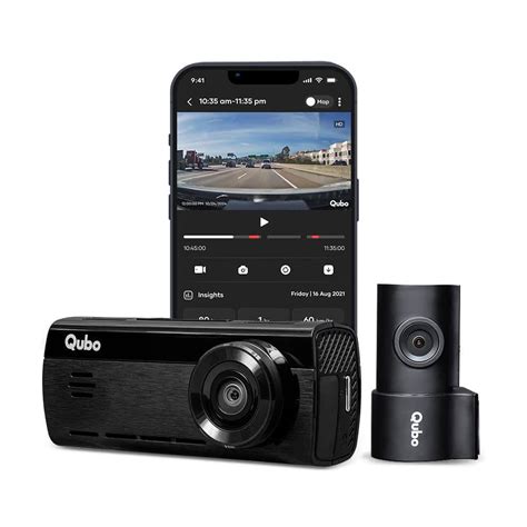Qubo Car Dash Camera True 4K HDR 2160P UHD Dual Channel from Hero Group ...