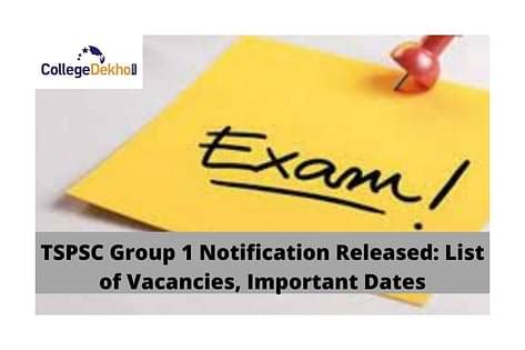 TSPSC Group 1 Notification 2022 Released: List of Vacancies, Important ...