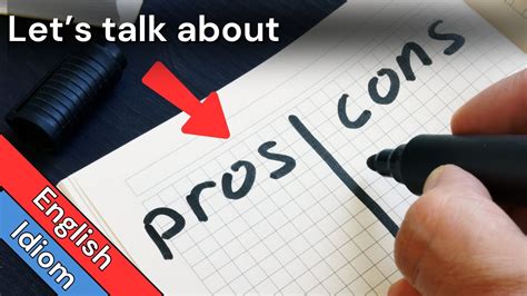 What Does Pros Mean In Pros And Cons at Kirk Jackson blog