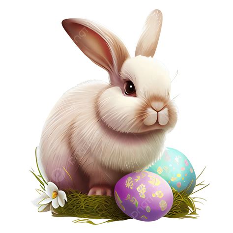 Bunny With Easter Eggs, Easter, Bunny, Easter Eggs PNG Transparent ...