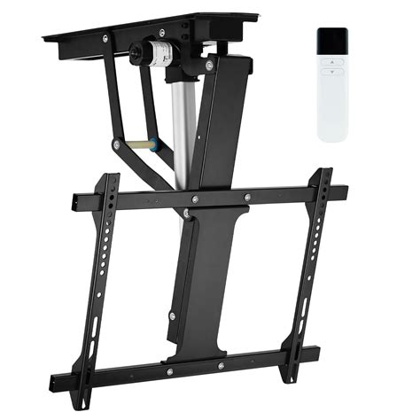 TOPSKY Electric Adjustable Ceiling TV Mount with Remote, Motorized Flip ...