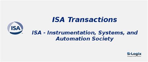ISA Transactions - Impact Factor | S-Logix