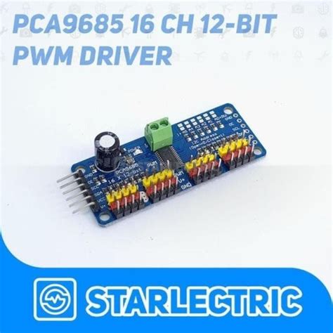 Jual PCA9685 PCA 9685 16 Channel 12 bit PWM Servo Driver I2C Arduino ...