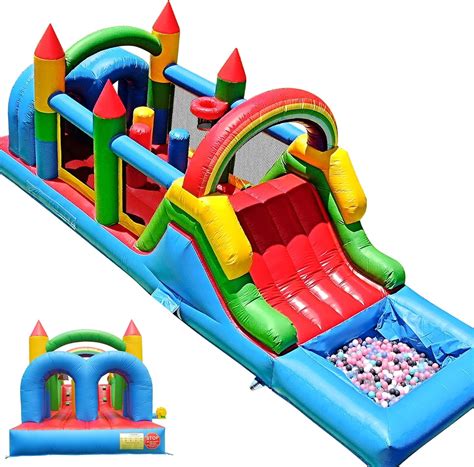Amazon.com: 25FT Commercial Bounce House for Adults Big Kids, 100% PVC ...