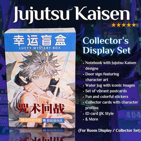 JJK Collector Set | Jujutsu Kaisen Mega Box of Acrylic Stand, Keychains ...
