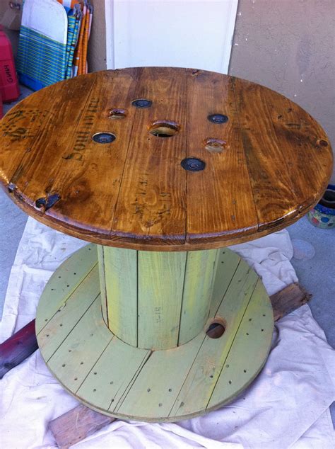 Wooden Wire Spool Table