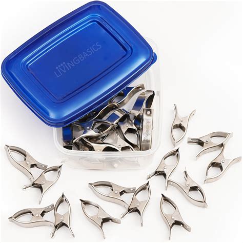 LivingBasics Heavy Duty Rust Free Cloth Peg/Clothes Clip/Cloth Drying ...