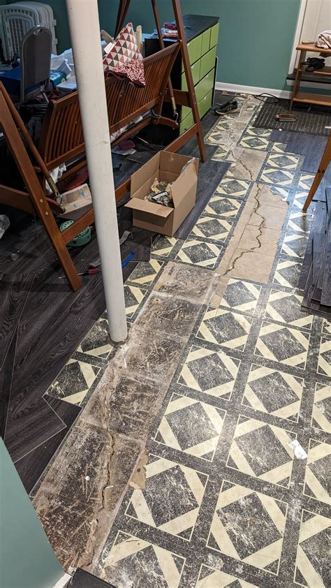 Ripped up basement floor tiles. Didn't know asbestos was a thing until ...