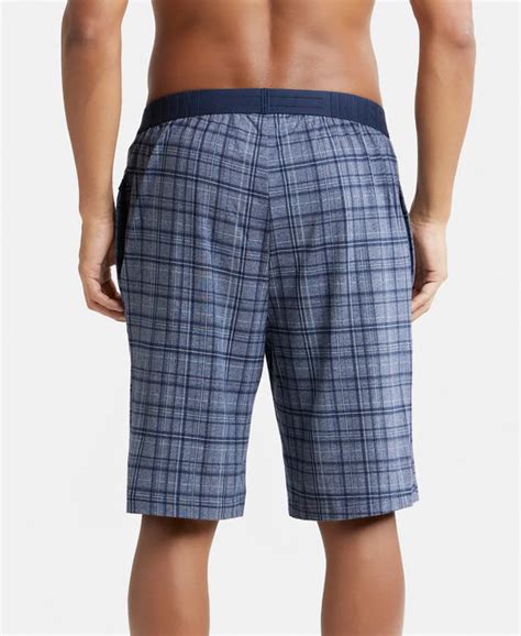 Buy Tencel Micro Modal Cotton Elastane Stretch Regular Fit Checkered ...