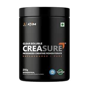 AS-IT-IS ATOM Creasure® Clear Soluble Creatine Monohydrate, Micronised ...