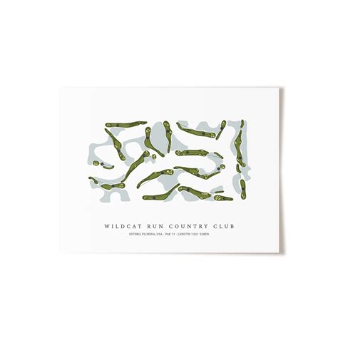 Wildcat Run Country Club | Golf Course Map