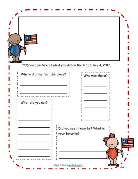 Fourth Of July Printable Activities - Printable Sight Words List