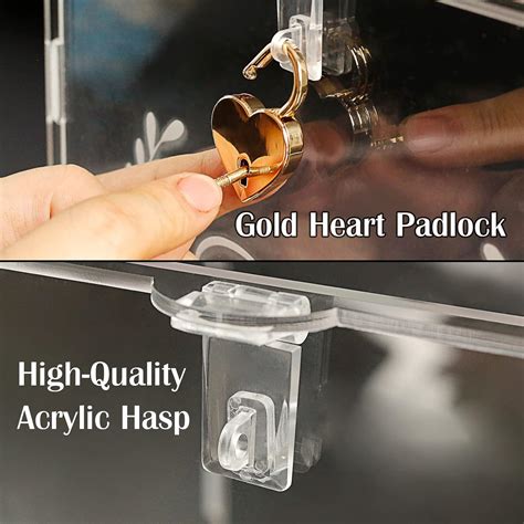 Buy HZGUEOSTB Acrylic Wedding Card Box ,DIY Envelop Money Clear Card ...