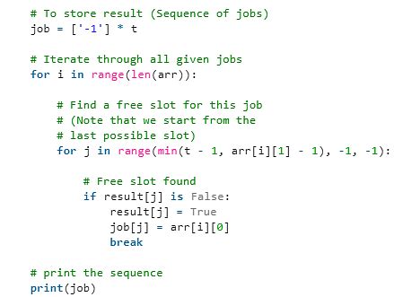 Job Sequencing Problem - Algorithms - Computer Science Engineering (CSE ...