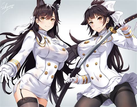 Azur Lane - Takao and Atago i00051 ★ Amaterasu anime art and photo