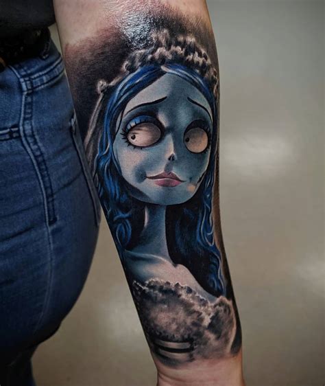 Image result for Tim Burton Corpse Bride Tattoo Stencils