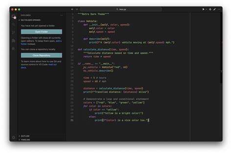 Image result for vs Code Color Theme Retro-Style