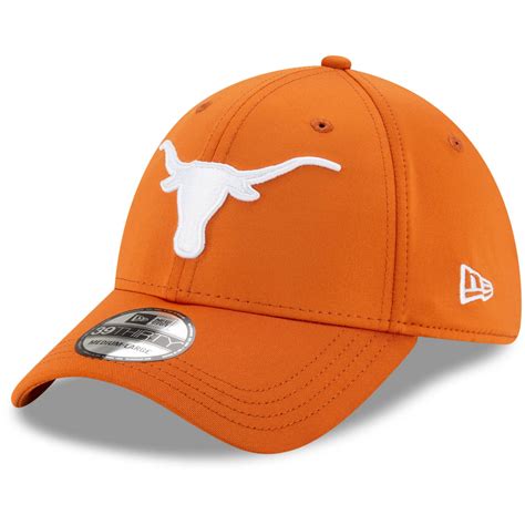 Men's New Era Texas Orange Texas Longhorns Campus Preferred 39THIRTY ...