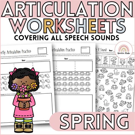Valentines Day Spanish Articulation Worksheets for Speech Therapy ...