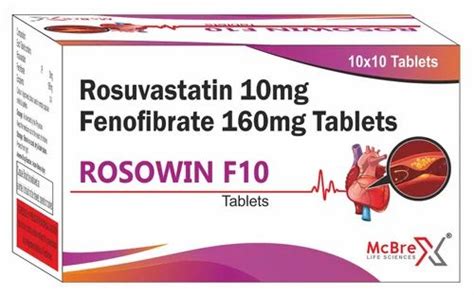 Fenofibrate Tablet - Rosuvastatin 10mg Fenofibrate 160mg tablet Trader ...