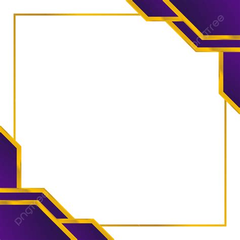 Purple And Gold Border Design Purple Gold Border Vector Images (over